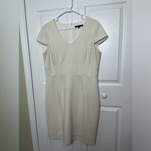 Preston & York Metallic‎ Tweed Cap Sleeve Angie Coordinating Mini Dress 14 New